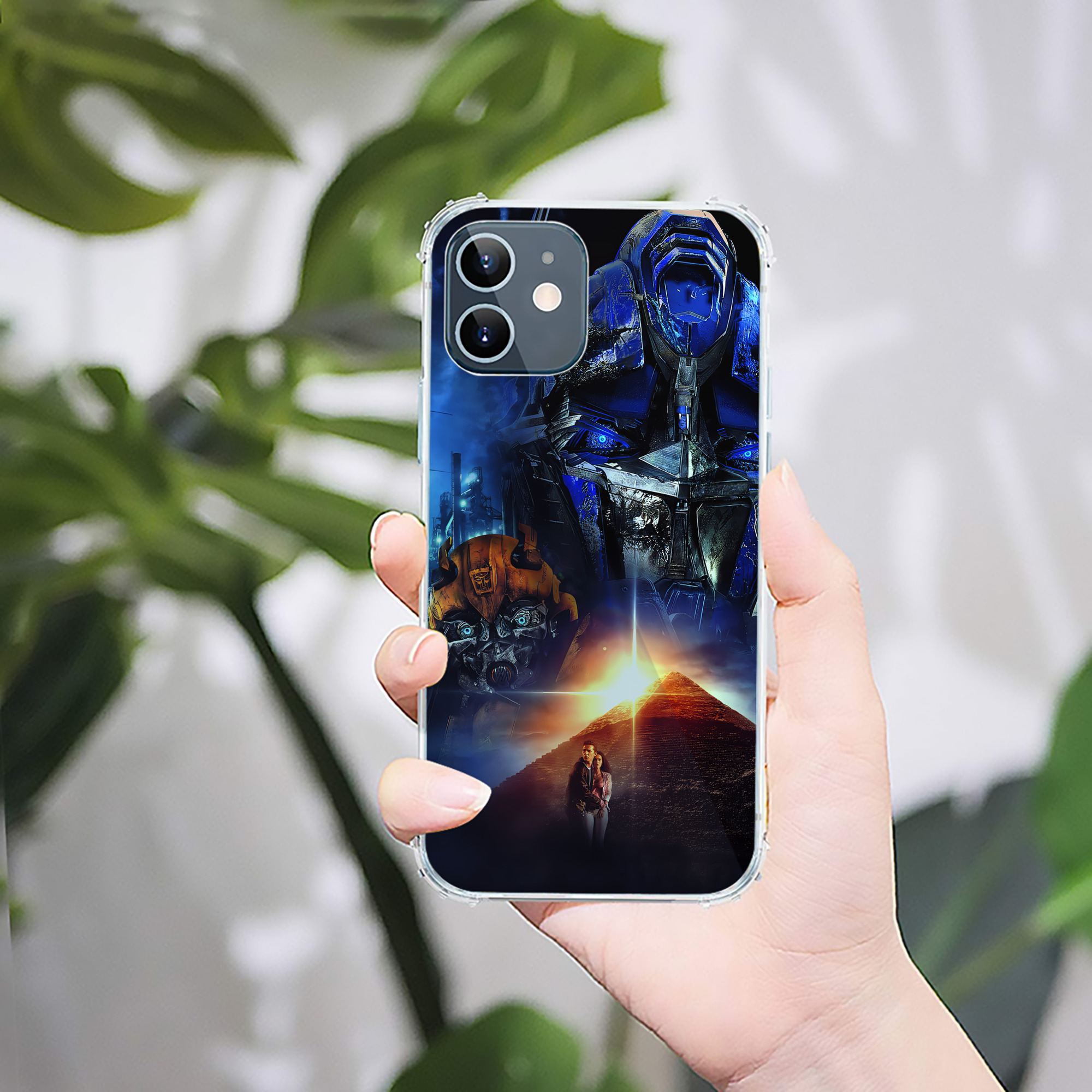 （画像用） Transformers トランスフォーマー 【iPhone 12シリーズ対応】透明スマホケース（クリアソフトケース）